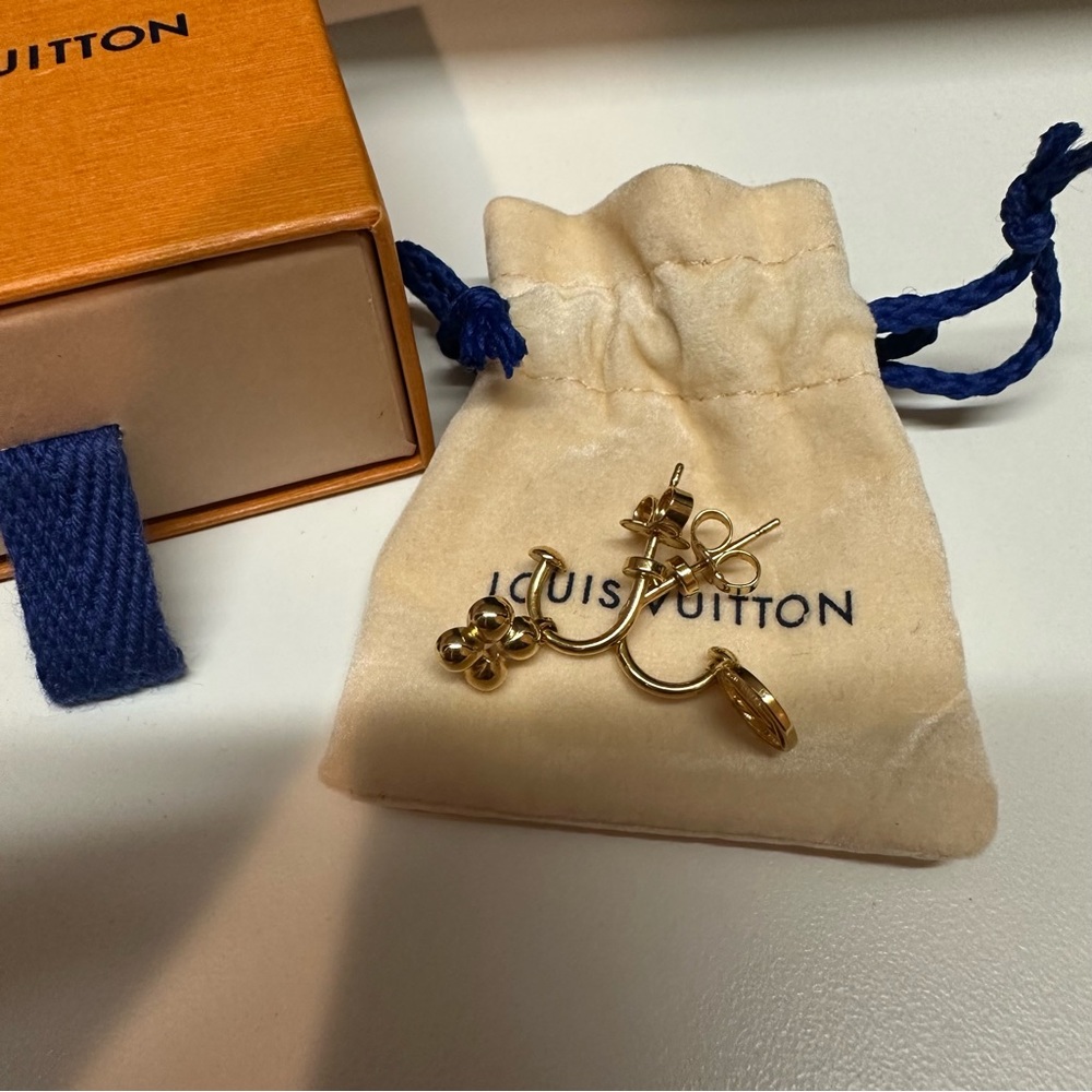 Authentic Louis Vuitton Blooming Earrings